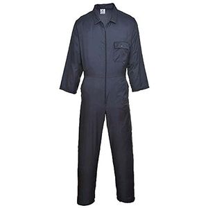 Portwest C803 Nylon Ritssluiting Overall, Normaal, Grootte L, Marine