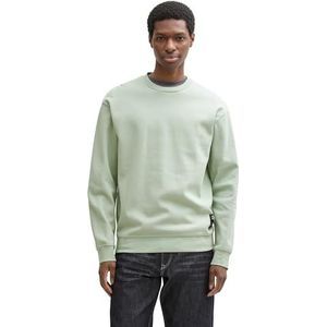 TOM TAILOR Denim Sweatshirt voor heren, 13632 - Fresh Mint Green, M