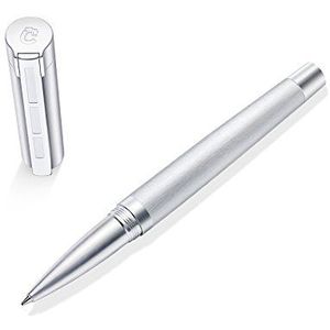 Staedtler Initium Metallum 9PMM240M-9 Rollerbalpen, aluminium, M, zwart, met mooie cadeauverpakking