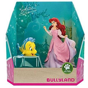 Bullyland 13437 - speelfigurenset, Walt Disney Arielle - Arielle en Fabius, liefdevol met de hand beschilderde figuren, PVC-vrij, leuk cadeau voor jongens en meisjes om fantasierijk te spelen