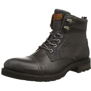 Tommy Hilfiger CURTIS 6A Combat Boots voor heren, Grijs Steel Grey 039, 41 EU