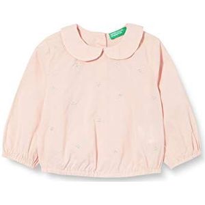 United Colors of Benetton Camicia hemd voor meisjes, Peach Skin 04u, 74 cm