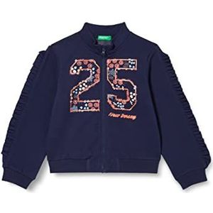 United Colors of Benetton Jack M/L 35Q2G501F trui, donkerblauw 252, 98 (verpakking van 2 stuks) voor meisjes