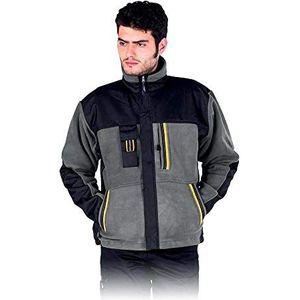 Reis COLORADO_SBYXL beschermende fleece jas, grijs-zwart-geel, maat XL