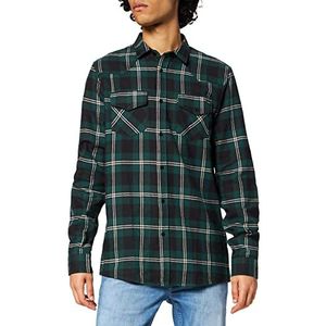 LTB Jeans Heren Fenomi Button-Down werkhemd White Black Stripes 5246, S