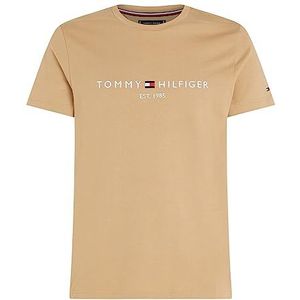 Tommy Hilfiger S/S T-shirts voor heren, Kaki (Klassiek Kaki), 3XL grote maten