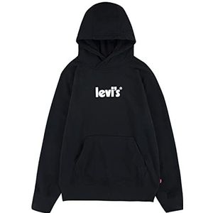 Levi's Kids logo pullover hoodie Jongens 2-8 jaar oud, Zwart, 8 jaar
