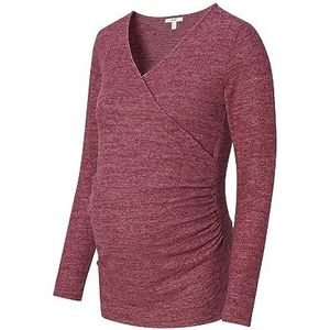 ESPRIT Maternity Nursing T-shirt met lange mouwen voor dames, Plum Red - 606, XL