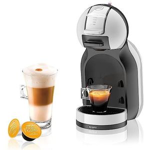 Krups NESCAFÉ Dolce Gusto Mini Me KP123B, Automatische koffiemachine voor capsule, Compacte en geavanceerde hogedrukmachine (15 bar), Snelle en gemakkelijke bereiding, Grijs