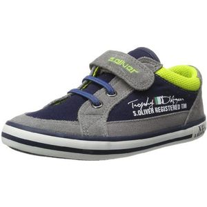 s.Oliver Casual slippers voor jongens, Grijs Grey Comb 202, 28 EU