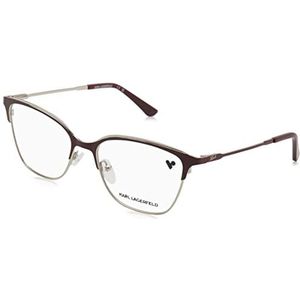 KARL LAGERFELD KL337 zonnebril voor dames, BURGUNDY, 54