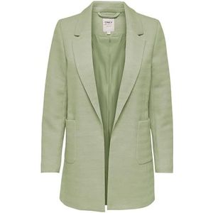 ONLY Onlbaker-Linea L/S Coatigan Cc PNT jas voor dames, Reseda/detail: wit melange, S