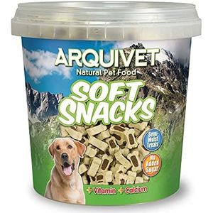 ARQUIVET Soft Snacks voor honden, botten, duo lam en rijst, 6 x 800 g, natuurlijke snacks voor honden van alle rassen, prijzen, beloningen, snoepjes voor honden