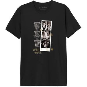 HARRY POTTER T-shirt voor heren, Zwart, S