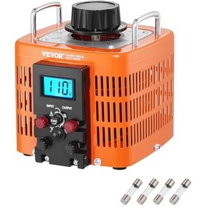 VEVOR - Spanningsomvormer - 2000 VA - AC Spanningsregelaar - Ingang 230 V - Uitgang 0-300 V