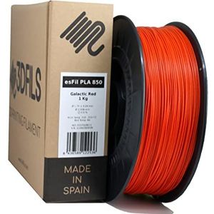 3DFILS Glinsterend filament voor 3D-printers, PLA MAX: 1,75 mm, 1 kg, galactic red