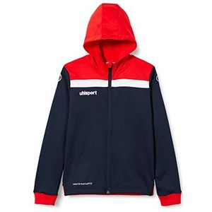 Uhlsport Offense 23 Multi Hood jas met capuchon voor heren, marineblauw/rood/wit, S