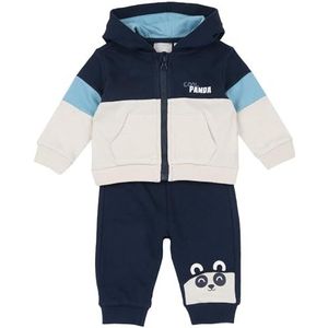 Chicco Tweedelig trainingspak voor jongens, Donkerblauw, 3 Maanden