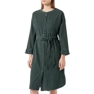 s.Oliver Hemdblousejurk voor dames, van corduroy, groen, maat 44, groen, 44