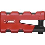 ABUS Remschijfslot Graniet Sledge 77 grip rood - motorslot met veilige XPlus cilinder en geheugenkabel - ABUS veiligheidsniveau 17 - rood