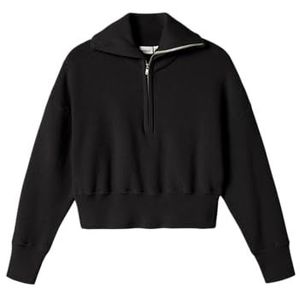 Name It - Nkflisen Ls Short Knit - Gebreide Trui - Zwart