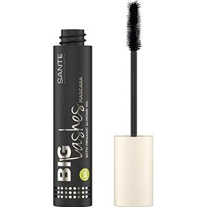Big Lashes - Mascara - Veganistisch - Zwart - Biologische Amandelolie