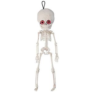 Boland 73063 - Opknoping skelet Alien, grootte 42 cm, decoratie, hangdecoratie, hangers, Halloween, carnaval, themafeest