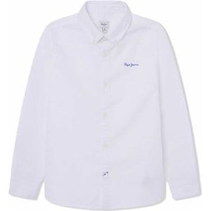 Pepe Jeans - Nace - Overhemd - Wit - 10 Jaar