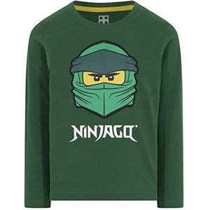 LEGO Ninjago T-shirt met lange mouwen voor jongens, donkergroen, 92 cm