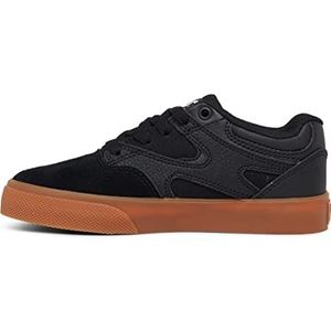 DC Shoes Kalis Vulc Sneakers voor jongens, Black Gum., 32.5 EU