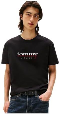 Tommy Jeans - Shirt - Wijnrood/Zwart/Wit