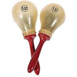 LP - LP394 Macho Maracas - Natuurlijk Ruw Leer - Houten Handvat