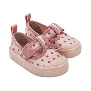 melissa Mini Basic Print BB Platte sandalen, roze, 24 EU, Roze, 24 EU