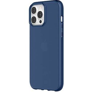 Survivor Clear Case Cover volgens militaire standaard voor Apple iPhone 13 Pro Max [dun design I 1,8 m valbestendig I 5G, MagSafe & Qi Wireless Charging compatibel] blauw/transparant