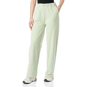 KARL LAGERFELD Dames Kl Lounge Broek met Wijde Pijpen, Stofgroen, M