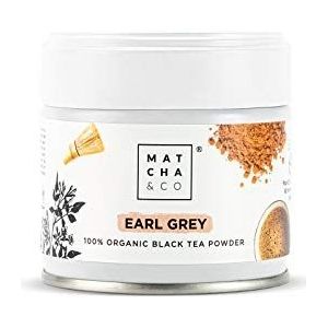 Voedingssupplement Matcha & Co Earl Grey Black Tea Powder