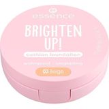 essence - BRIGHTEN UP! Cushion Foundation - Tint 03 Beige - 12 g - Foundation