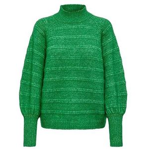 Bestseller A/S Dames ONLCELINA Life LS HIGH KNT NOOS trui, IJsland Groen/Detail:Melange, L, Island Green/Detail:melange, L