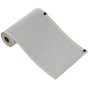 Tecnocarta RI3713002515ECY thermisch papier voor ECG Compatibel met Cardiette 66010026 en Cardiorapid K300 (130 mm x 25 m), 5 stuks