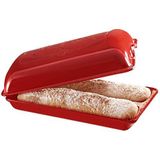 Emile Henry EH349502 Ciabatta broodvorm, keramiek, rood Grand Cru