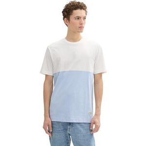 TOM TAILOR Denim Heren T-shirt, 11270 - Kentucky Blue, L