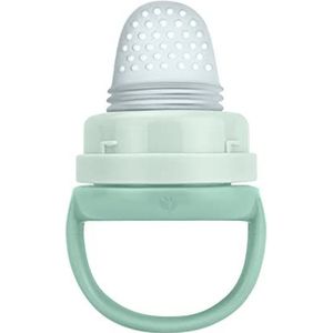 Green Sprouts® Silicone & Sprout Ware® First Foods Feeder, 6mo+, Plant-Plastic, Platinum-Cured Silicone, Sterilizer Safe, Grows with Baby, Tested for Hormones - Sage