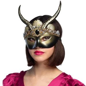 Boland - Voodoo masker, doodshoofdmasker, accessoire voor kostuums, carnaval, themafeest en Halloween