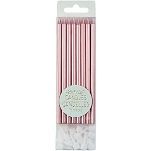 Great pretenders Candles metallic taartdecoratie, meerkleurig, 16 stuks (97700)