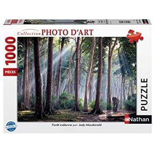 Nathan - Puzzel 1000 delen Indiase Forest voor volwassenen, 4005556872930