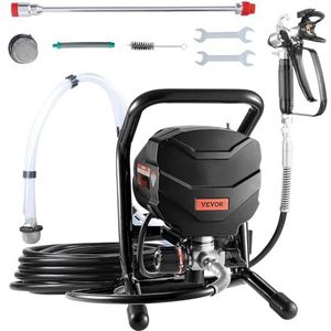 VEVOR - Airless-laksproeier - 650 W - 3000 psi - Spuitapparaat - Slang 7,6 m met mondstuk