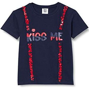 Tuc Tuc T-shirt Punto Kiss voor meisjes, Rosa Roja, 5 Jaren