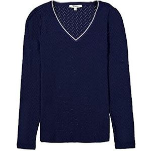 Garcia Dames T-shirt met lange mouwen, Navy Peony, L