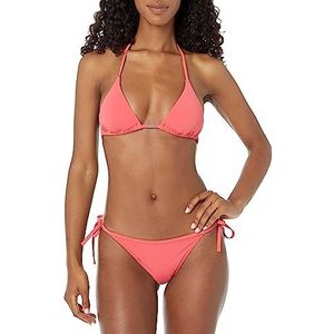 Emporio Armani Swimwear Dames Emporio Armani Logo Lover String Brief Bikini Set, Coral, M, koraalrood, M