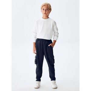 LTB Jeans Samele vrijetijdsbroek voor jongens, atletische pasvorm, pull on met gemiddelde taille, katoen, blauw, maat -104 cm, Dress Blues 12985, 104 cm